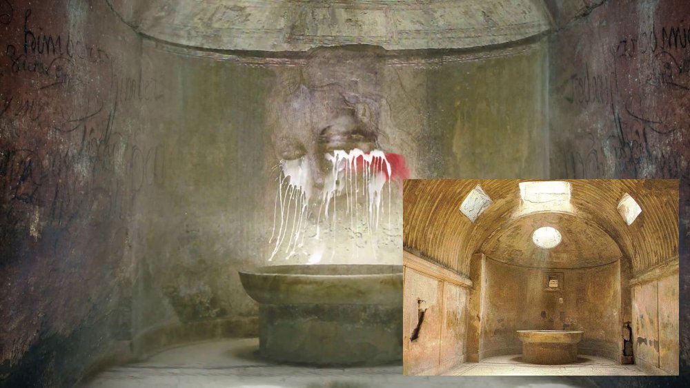 Salle Caldarium des Thermes du Forum à Pompéi