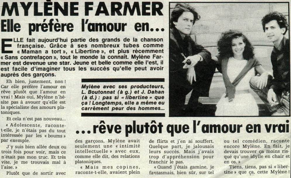 France Dimanche< Mars 1988