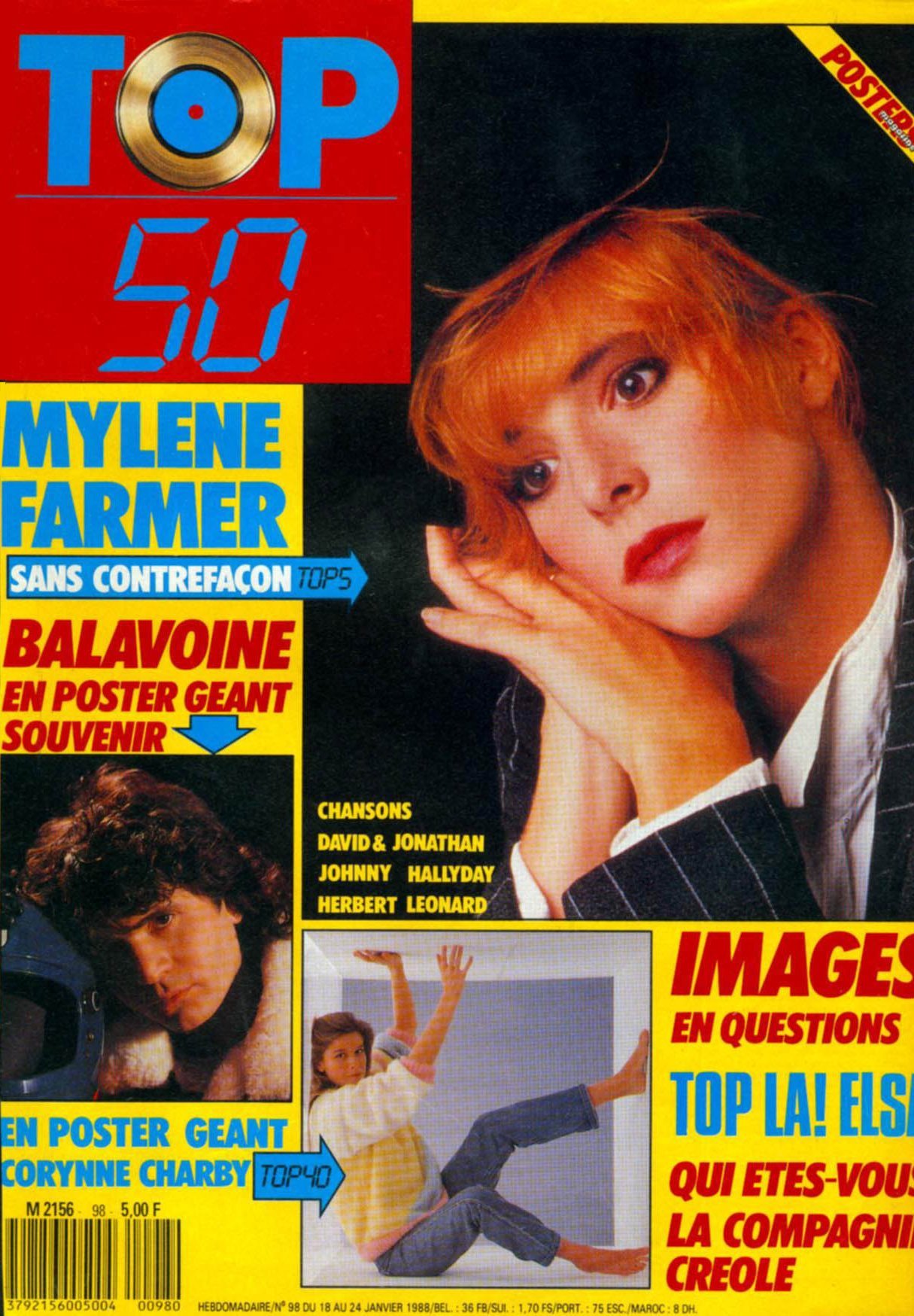 Top 50 18 janvier 1988