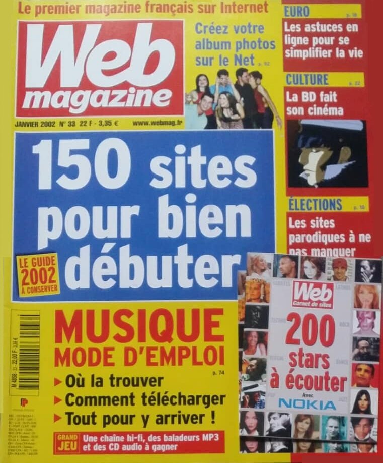Web Magazine Janvier 2002