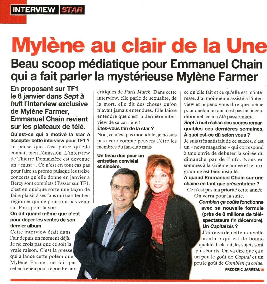 Télé magazine 02 janvier 2006