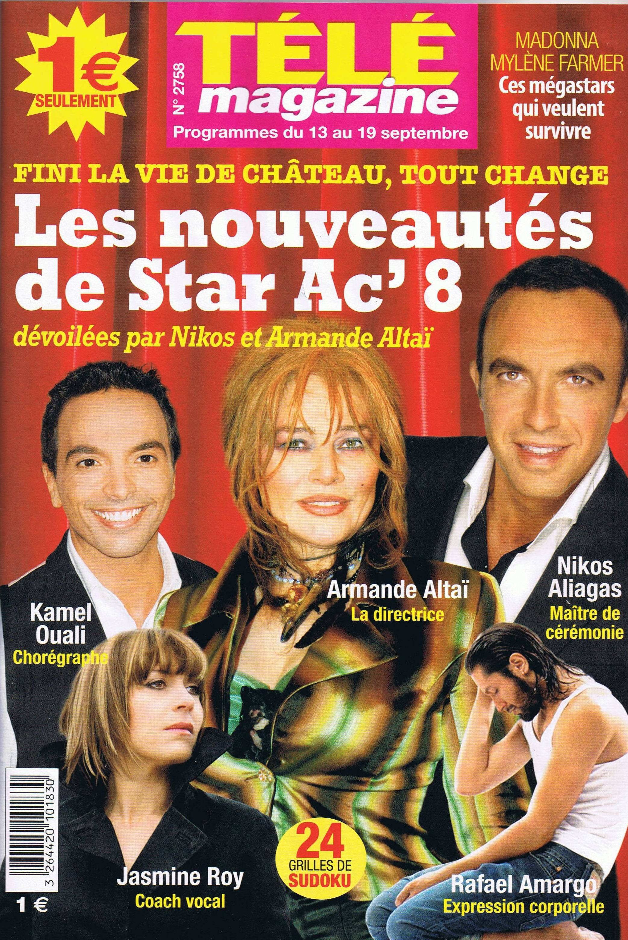 Télé Magazine 05 septembre 2008