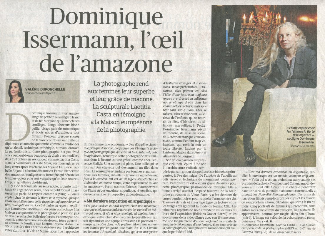 Le Figaro 16 janvier 2012