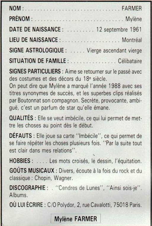 Star Music (hors série) 1989
