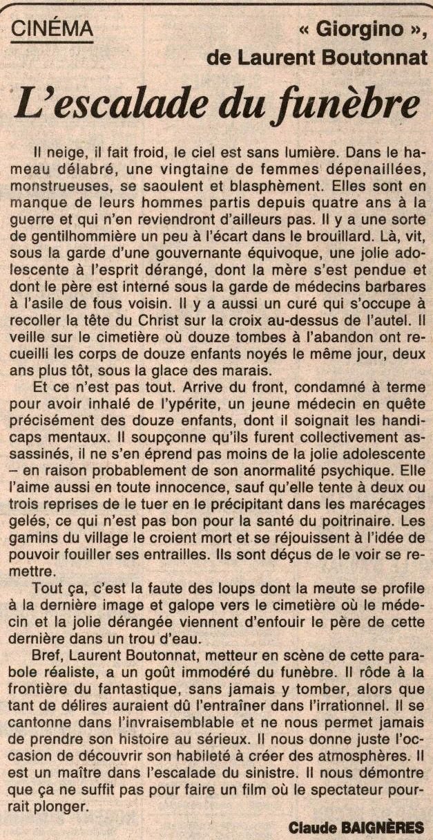 France Soir 11 octobre 1994