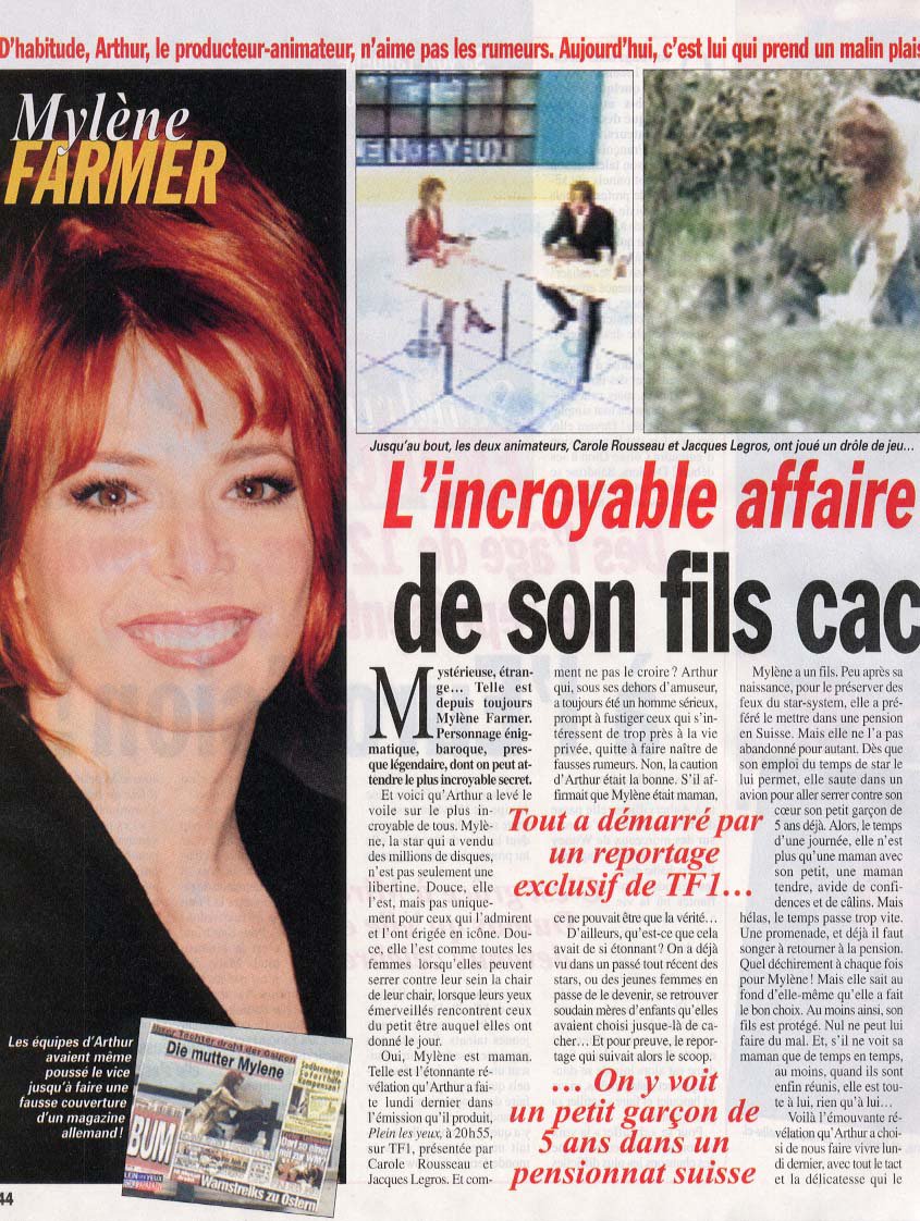 France Dimanche Janvier 2001