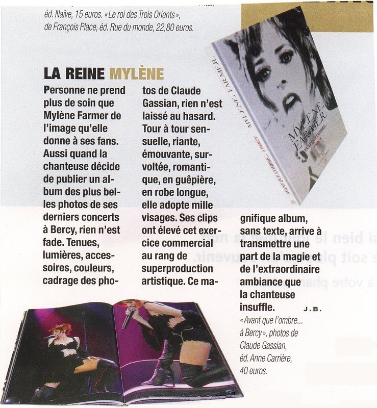 Paris Match 14 décembre 2006