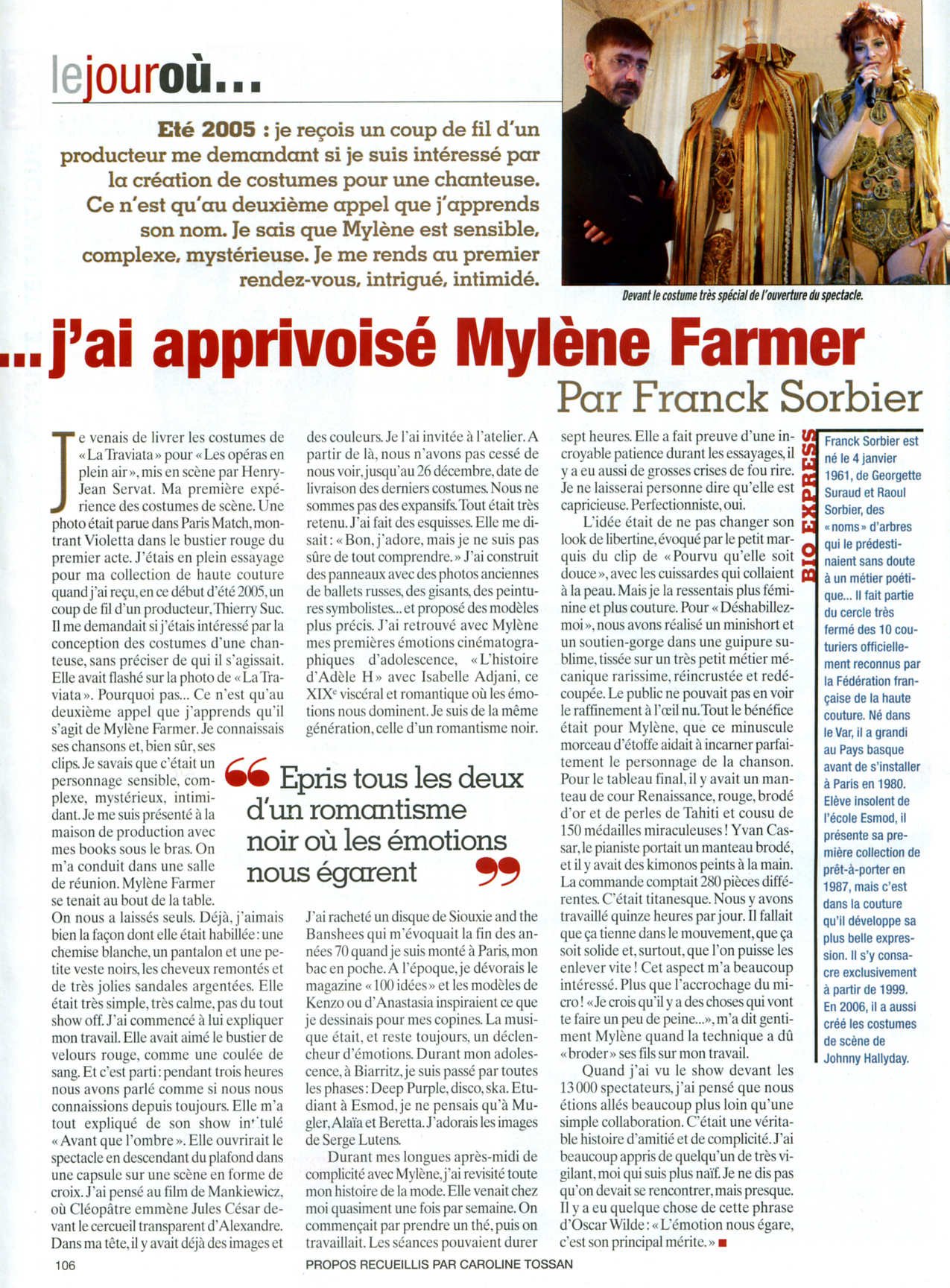 Paris Match 10 janvier 2008