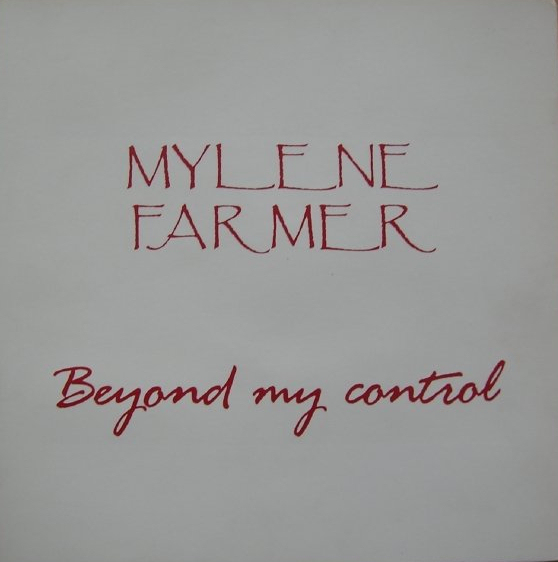 Beyond my control CD promo luxe